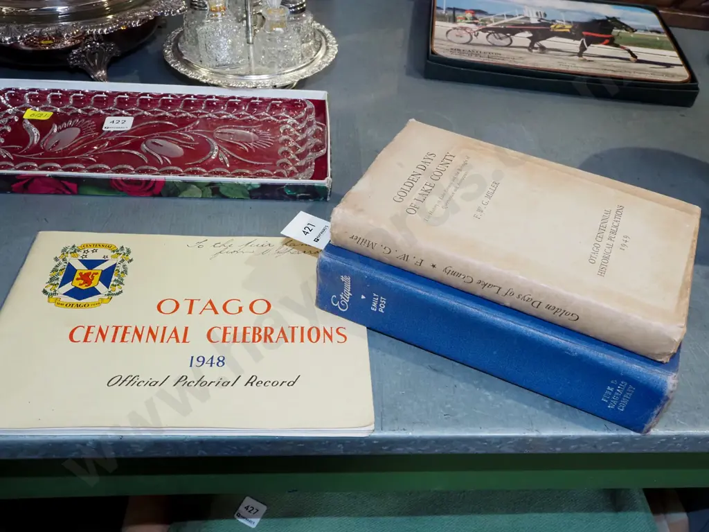 Otago Centennial book, 2x other books Image 1++