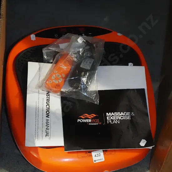 Power Legs vibrating massage and exercise platform