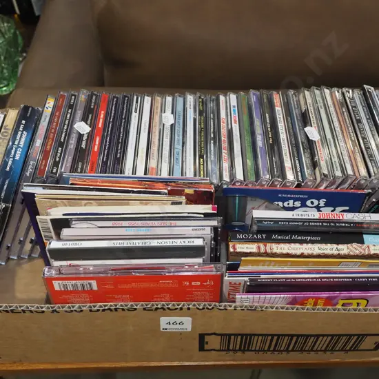 box of CDs