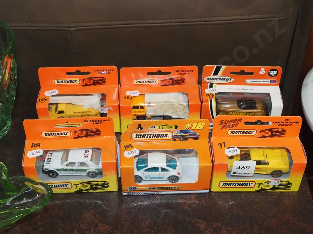 6x as new carded Matchbohx vehicles Image 1++