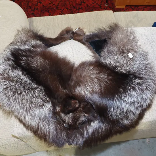 animal fur stole