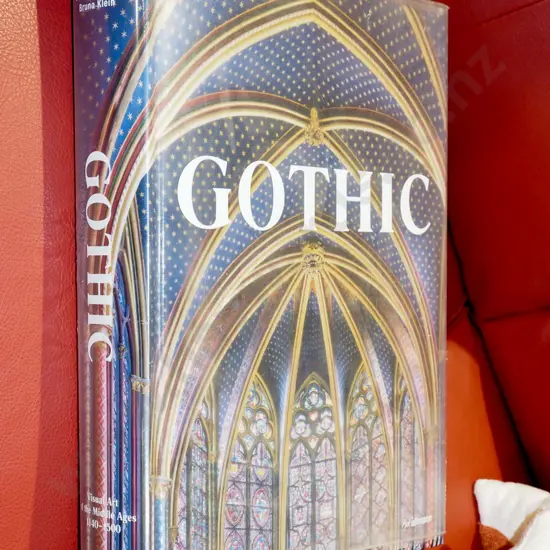 large format book about Gothic art and architecture
