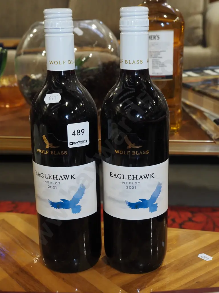 2x Eagle Hawk merlot 2021 Image 1++