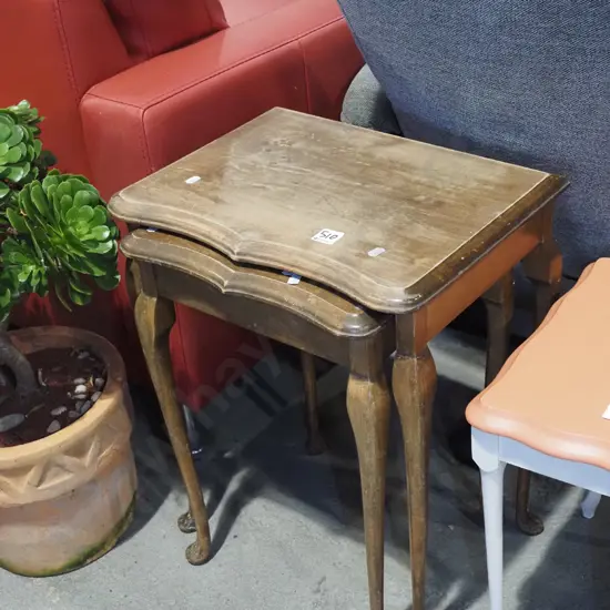 nest of 2 restorer's tables