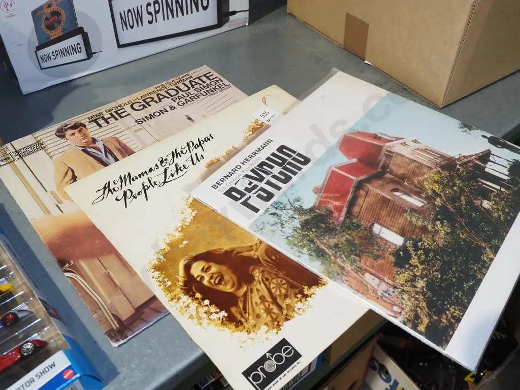LPs; Psycho soundtrack, Graduate sound track, Mommas and Poppas Image 1++