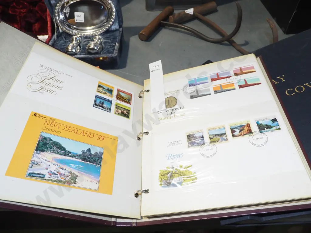 2x stamp albums of first day covers Image 1++