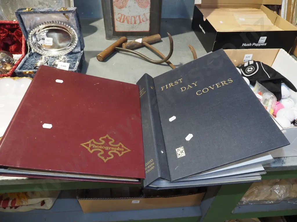 2x stamp albums of first day covers Image 1++