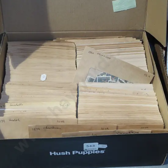 box of stamps