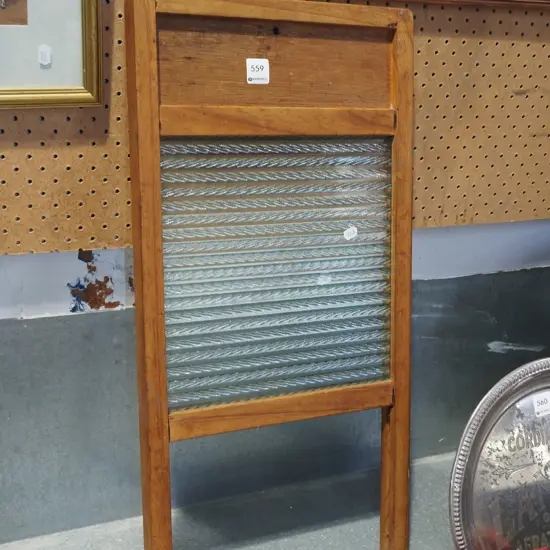 glass washboard