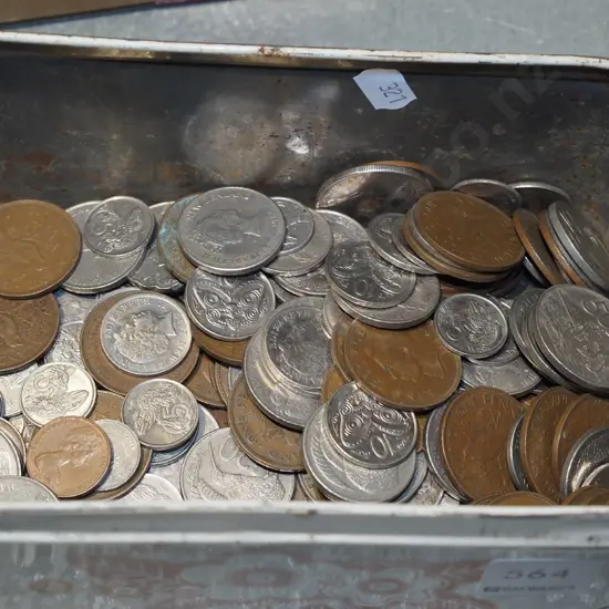 tin of coins