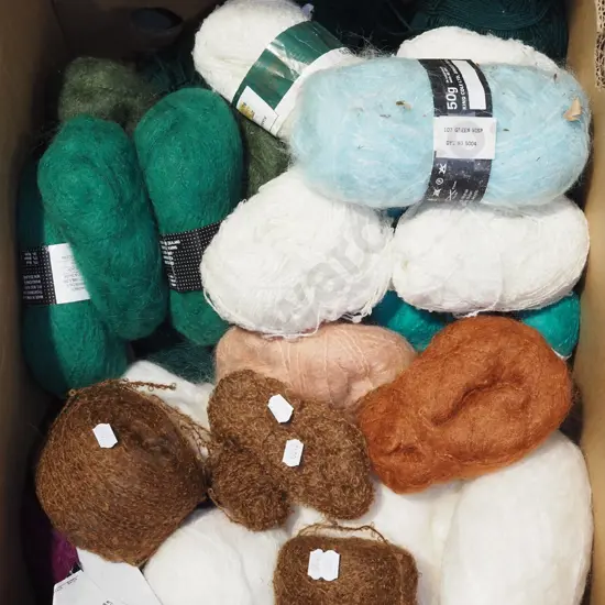 box; knitting yarns