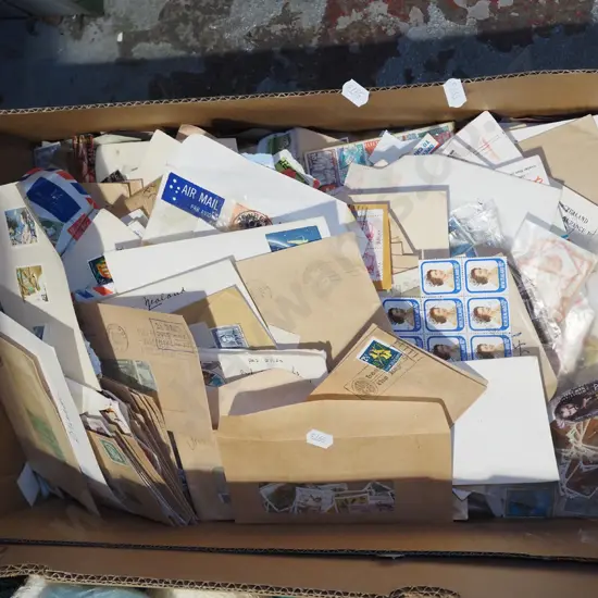 box of stamps