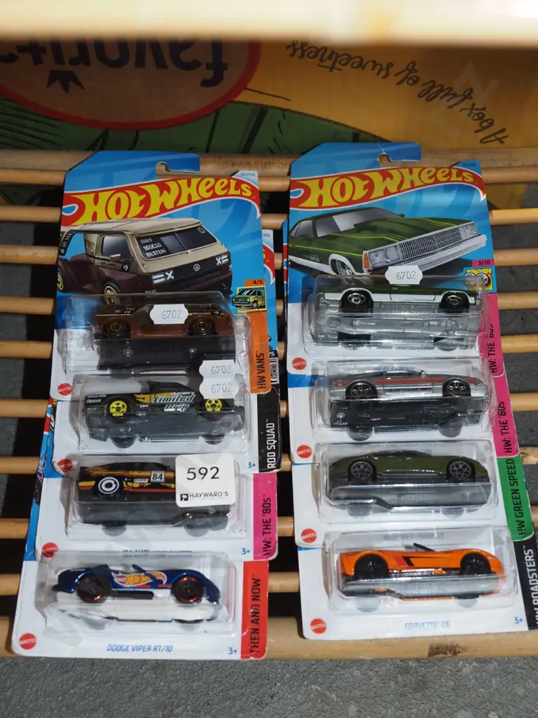 8x as new carded Hotwheels vehicles Image 1++