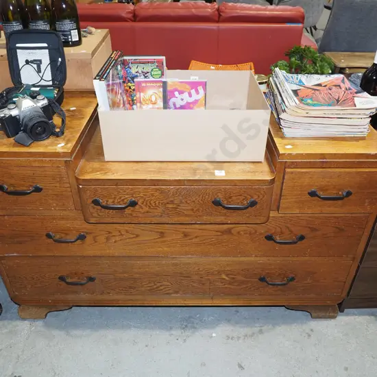 deco 5 drawer lowboy - from a mirror back dresser H700 W1140 D430