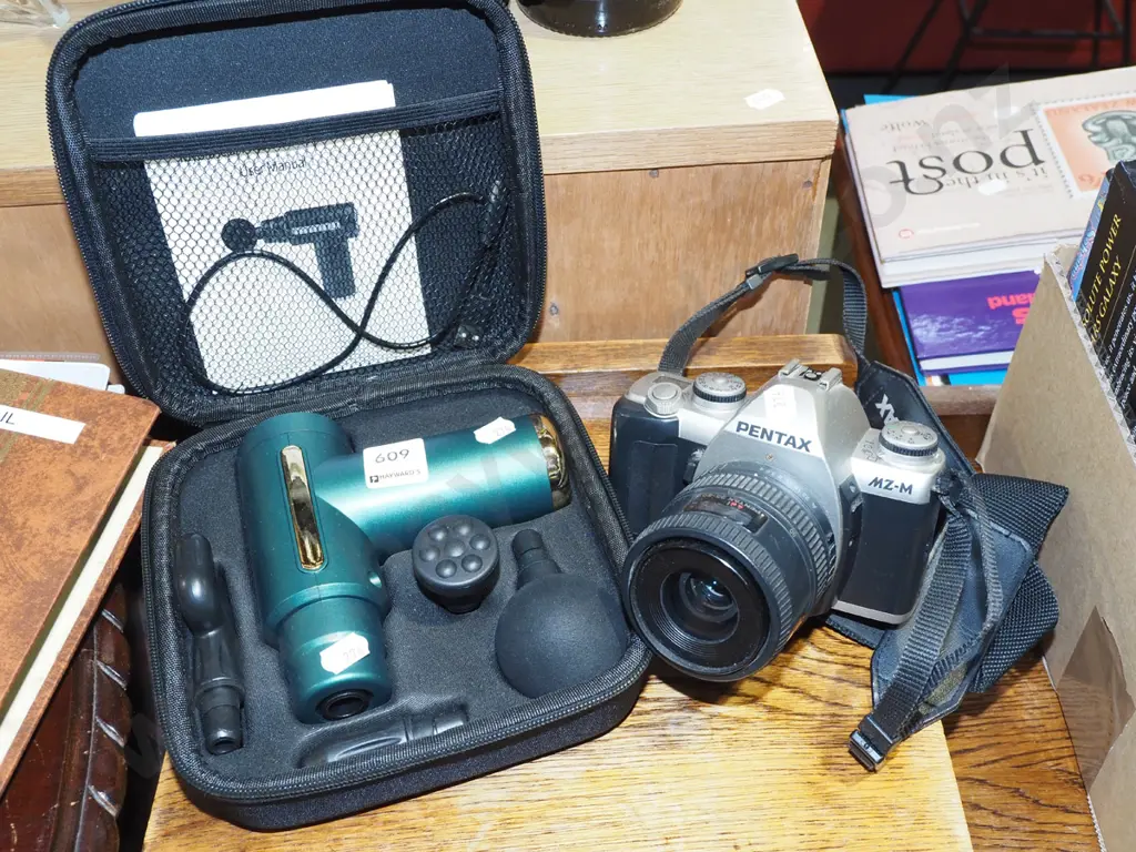 gun massager, Pentax 35mm camera Image 1++