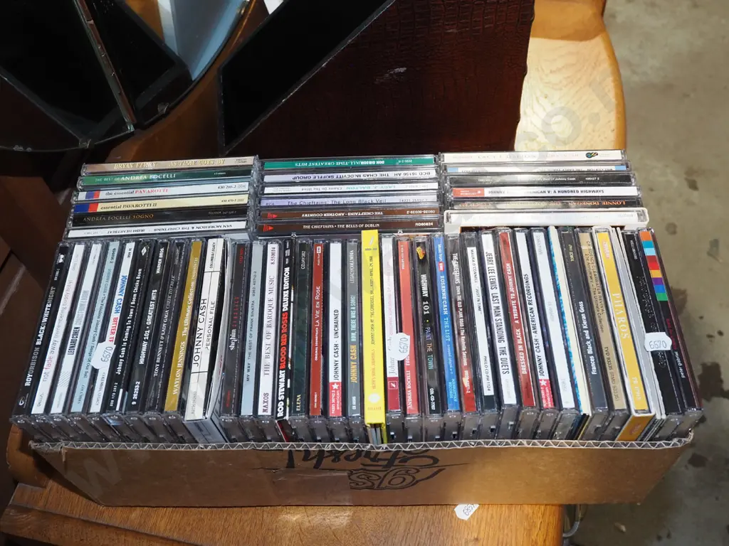 box of CDs Image 1++