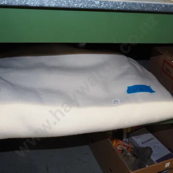 white woollen blanket