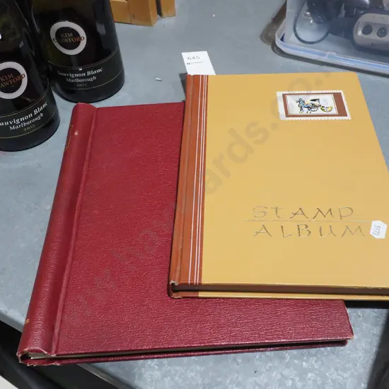 2x stamp books