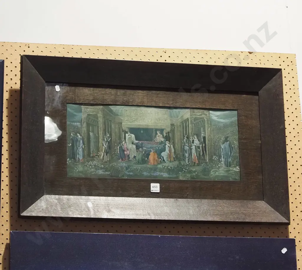 oak framed print - last sleep Image 1++