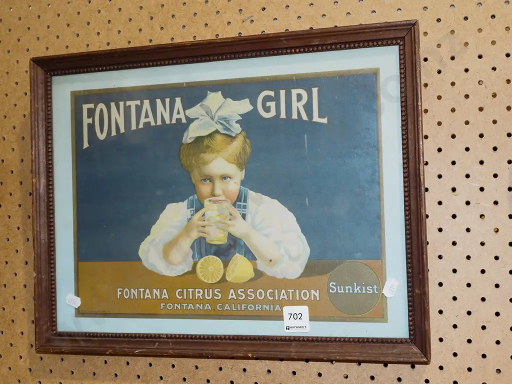 framed reproduction Fontana print Image 1++