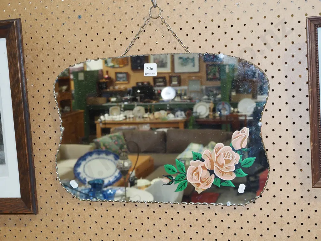 hand painted wall mirror  Image 1++