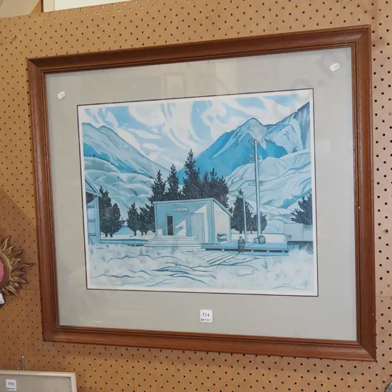 framed Rita Cook print