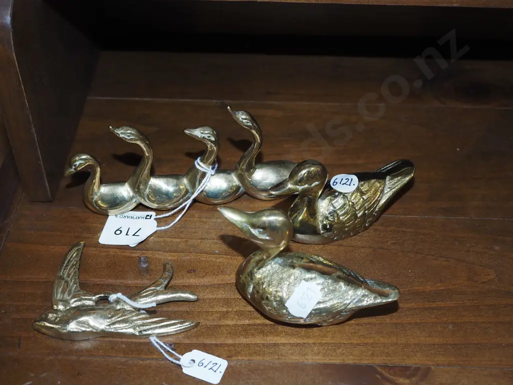 brass bird figurines Tallest H55 Image 1++