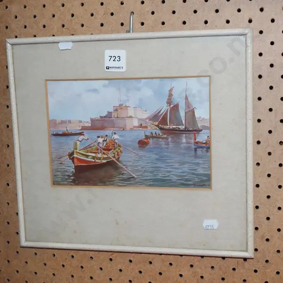 framed print - boats