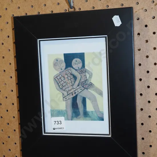 framed print - dancing figures