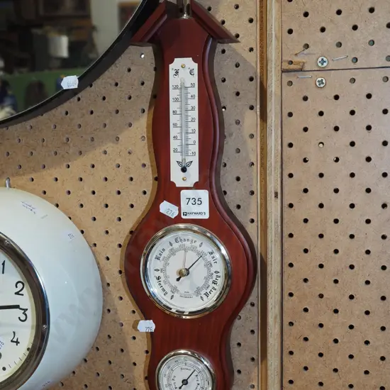 wall mounted barometer/thermometer/hydrometer