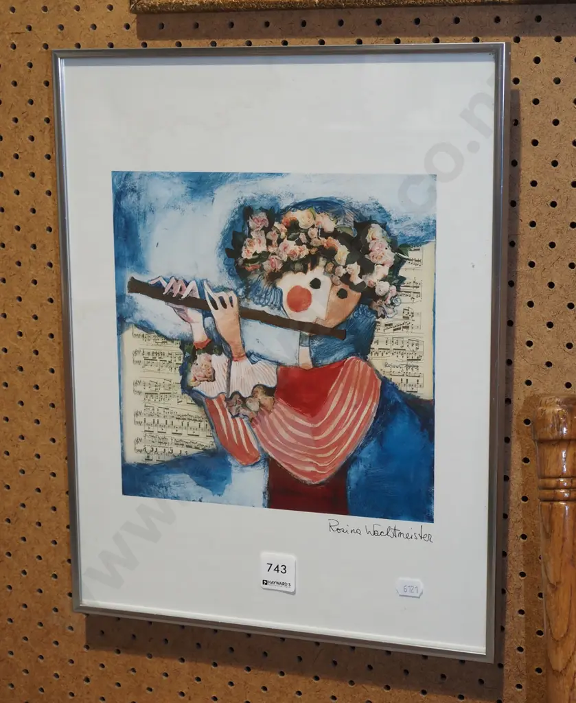 Rosina Wachtmeister print - flautist Image 1++