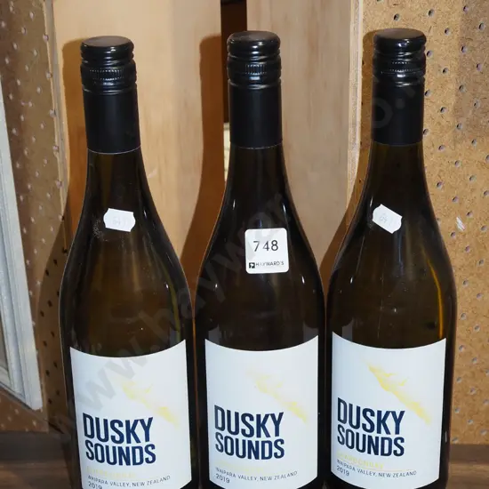 3x Dusky Sounds chardonnay 2019