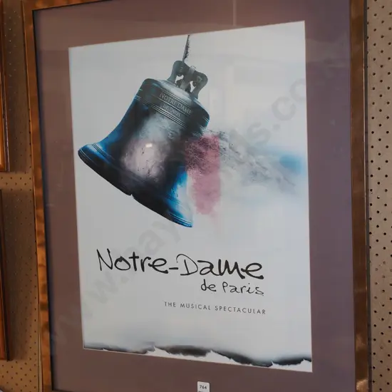 framed poster print - Notre Dame the musical