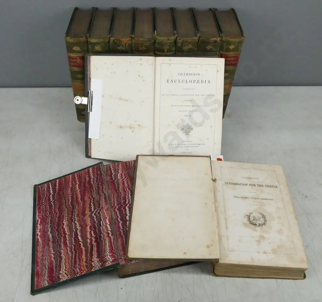 Chambers's Encyclopaedia Revised Edition vols 1-10, W & R Chambers London 1876. Image 1++