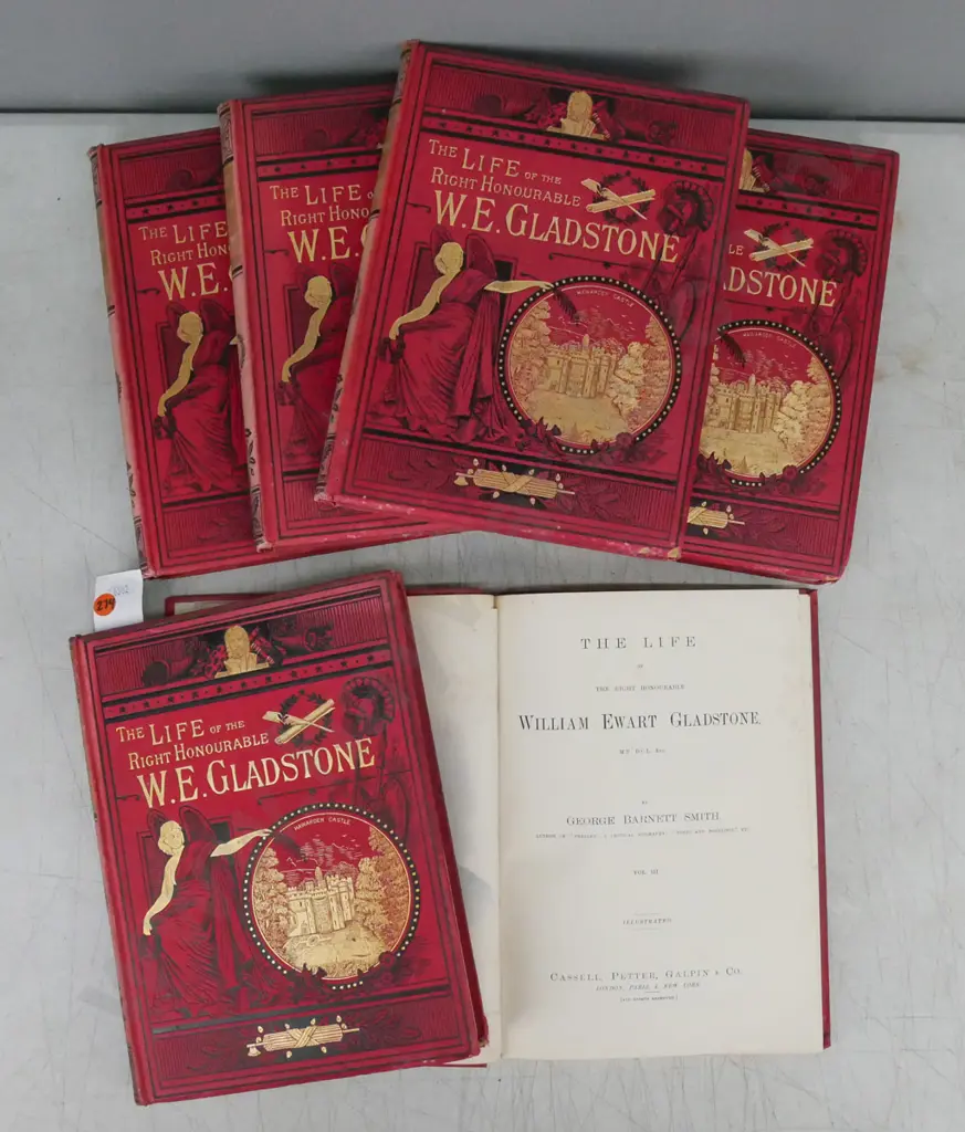 The Life of the Right Honourable WE Gladstone Vols I-VI, George Barnett Smith, Cassell London c1880 Image 1++