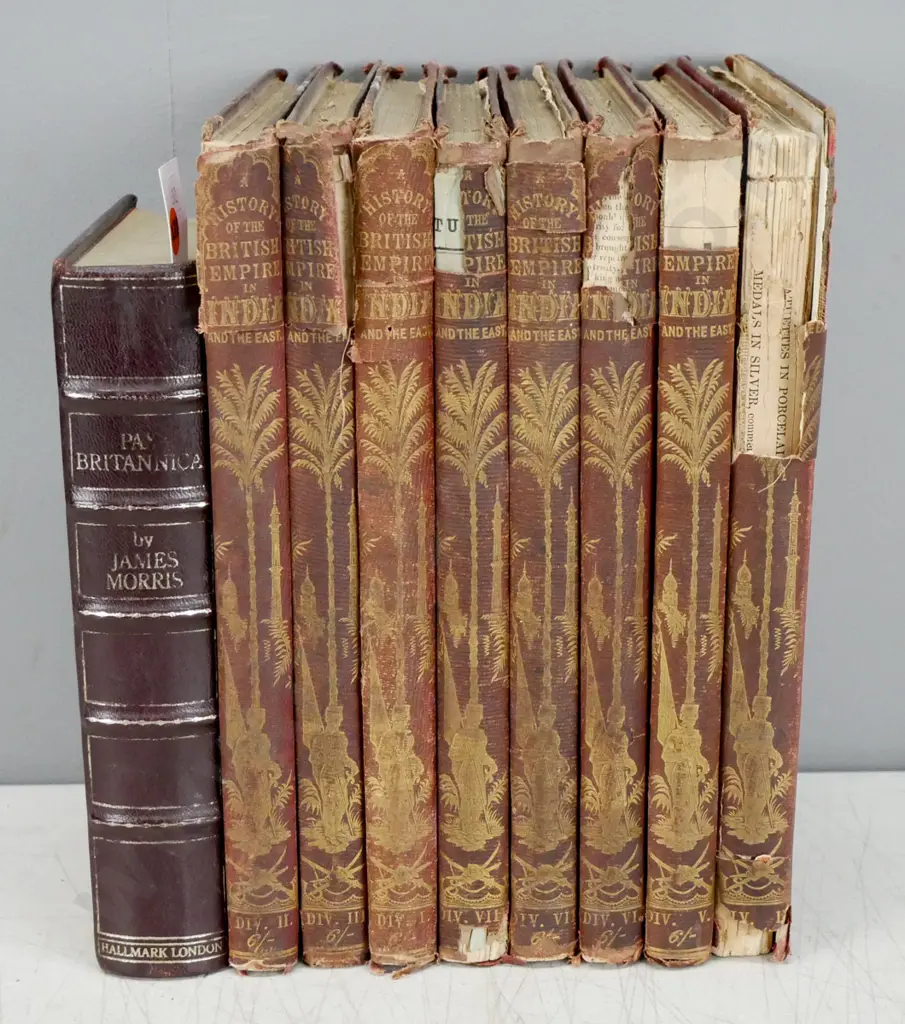 A History of the British Empire in India and the East vols 1-8 by EH Nolan, Virtue London c1859. Image 1++