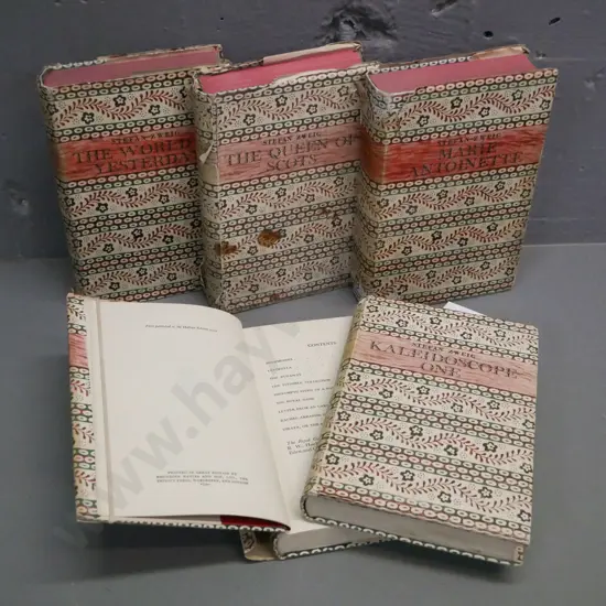 5x Stefan Zweig books: Kaleidoscope One, Kaleidoscope Two, The World Yesterday, The Queen of Scots, Marie Antoinette.