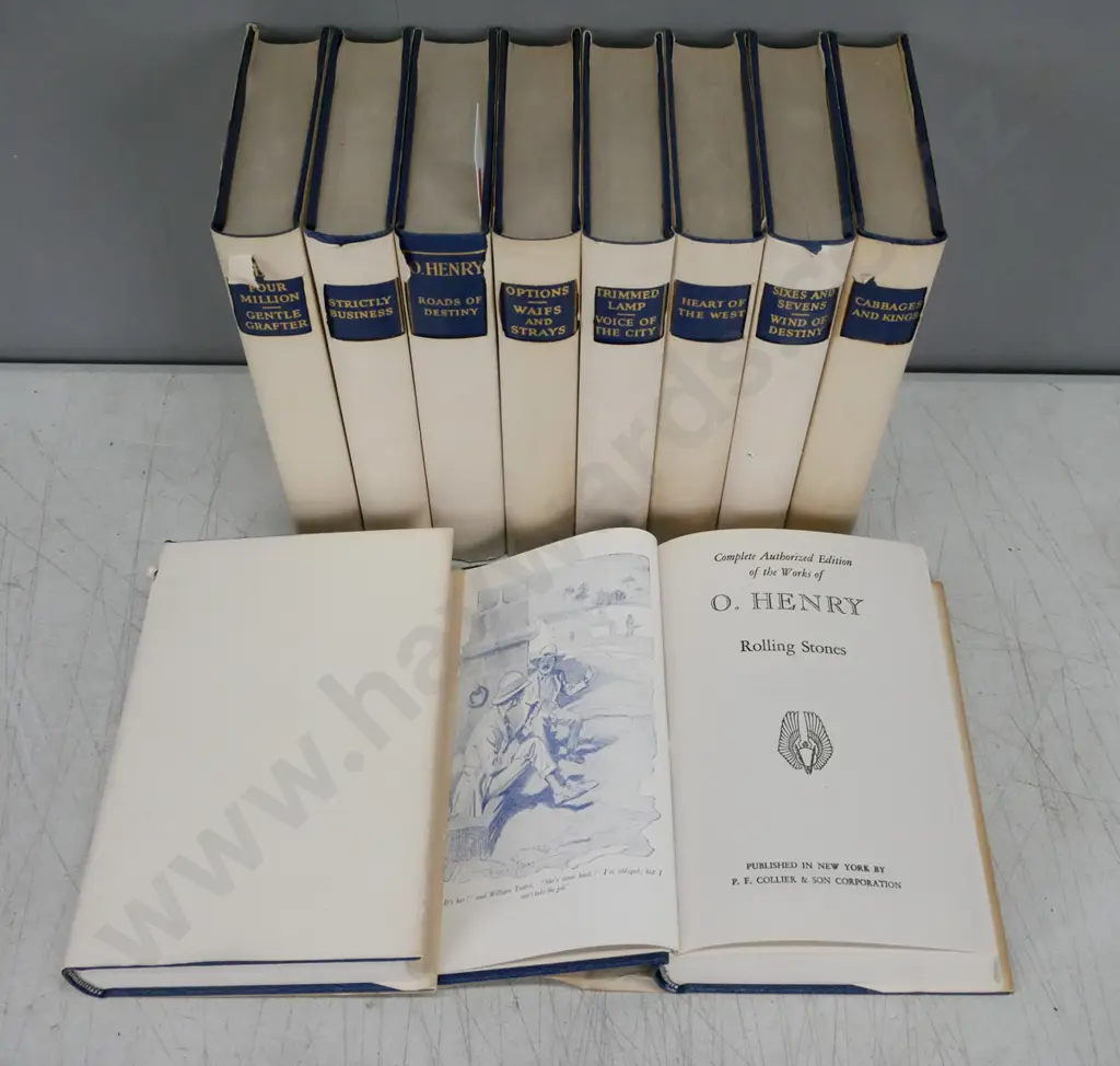 10x O Henry Authorised Edition, Doubleday c1900-1920. Include dustjackets. Image 1++