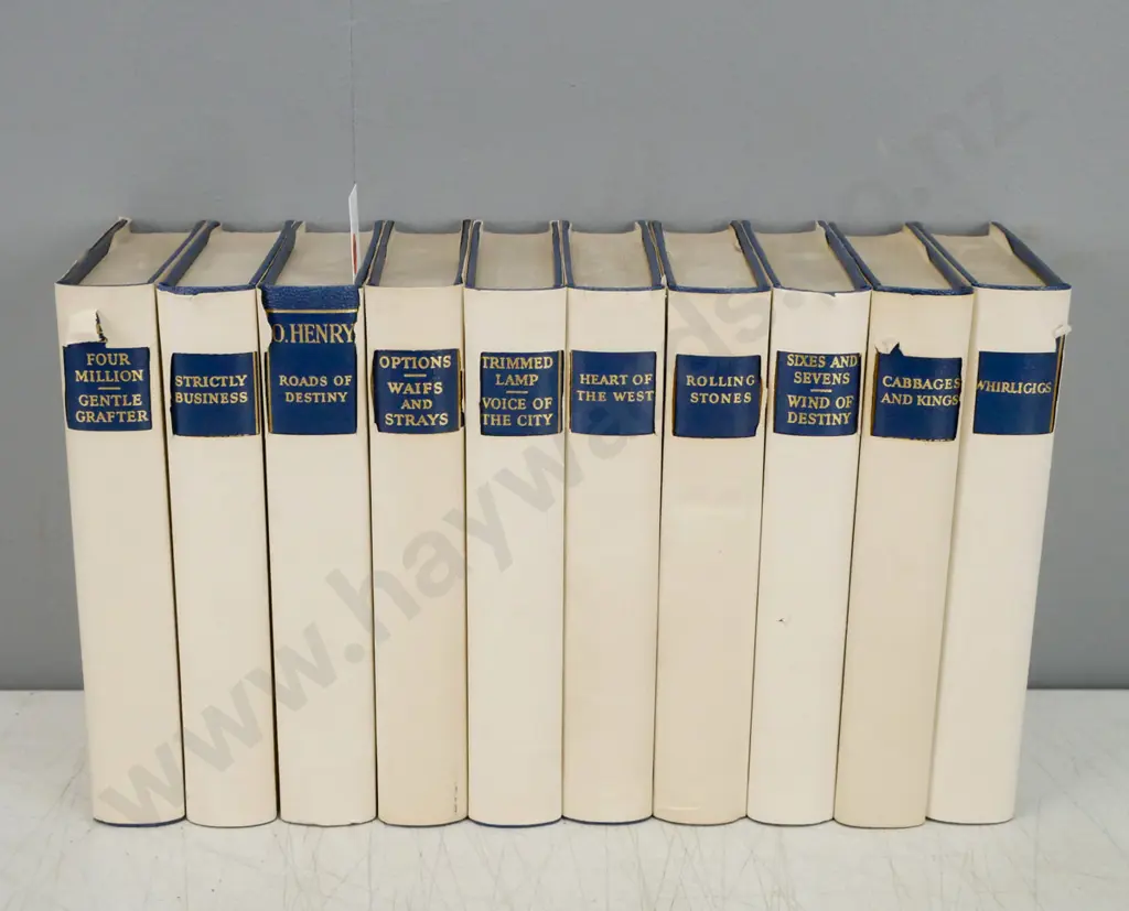 10x O Henry Authorised Edition, Doubleday c1900-1920. Include dustjackets. Image 1++