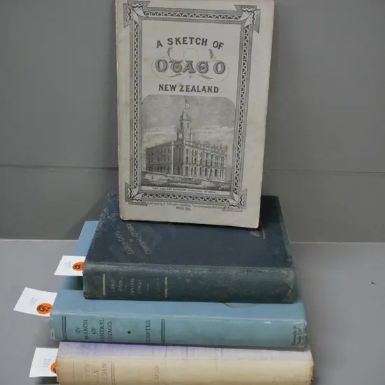 4x books of early Otago: