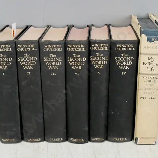 Winston Churchill The Second World War vols 1-6, Cassell 1954.