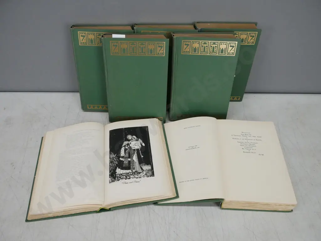 The Book of the Thousand Nights and One Night, E Powys Mathers, Illustrated by Roderick McRae, Image 1++
