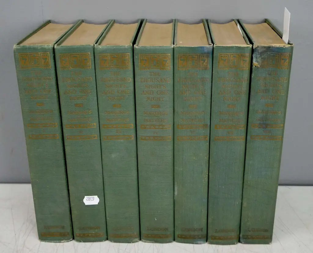 The Book of the Thousand Nights and One Night, E Powys Mathers, Illustrated by Roderick McRae, Image 1++