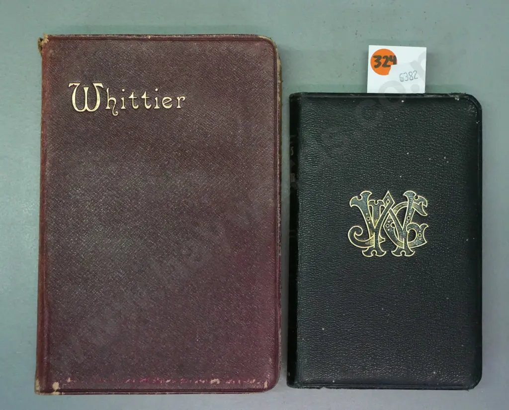 2x books John Greenleaf Whittier poetry: Image 1++