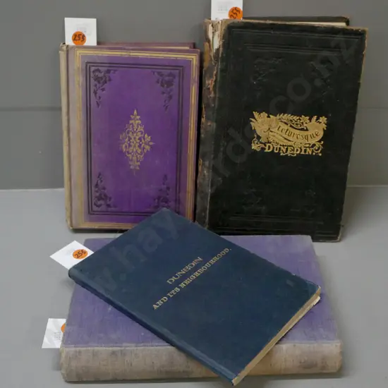 4x books of early Dunedin: