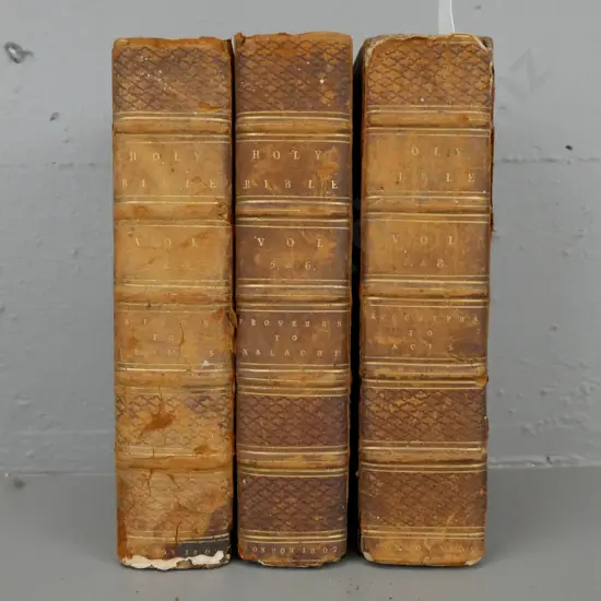 3x biblical books: