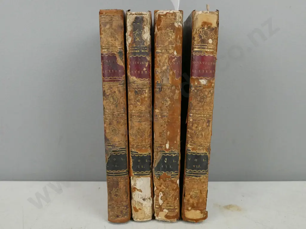 Letters from the Marchioness de Sévigné to her Daughter the Countess de Grignan Vols 1 2 3 & 7. Image 1++