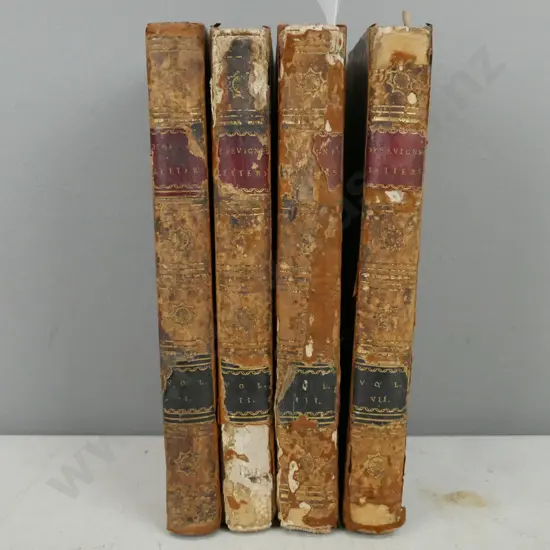 Letters from the Marchioness de Sévigné to her Daughter the Countess de Grignan Vols 1 2 3 & 7.
