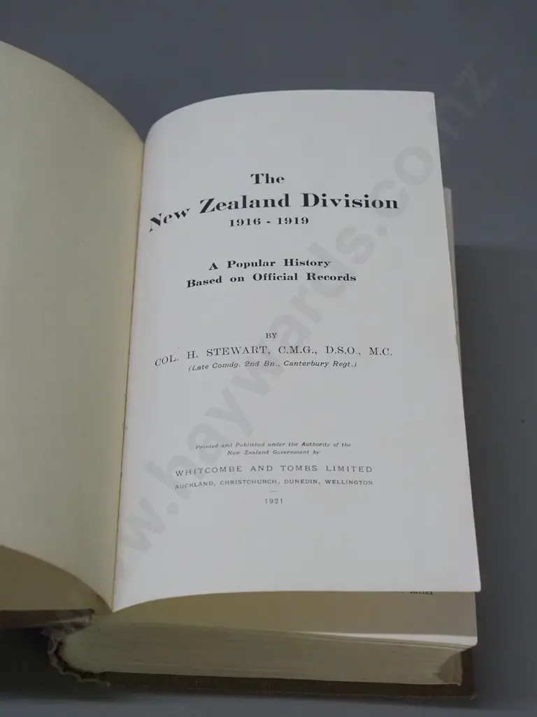The Official History of New Zealand's Effort in the Great War: Vol. 2 - NZ Division - Image 1++