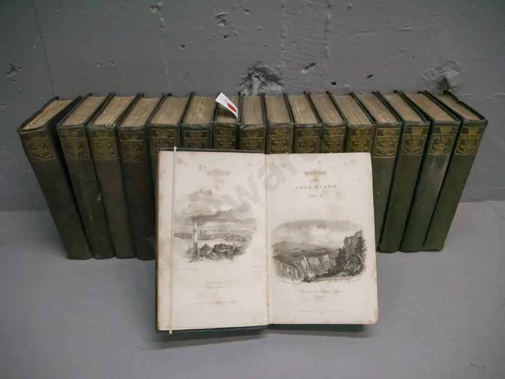 Works of Lord Byron, John Murray London 1833, 17 Vols. Image 1++
